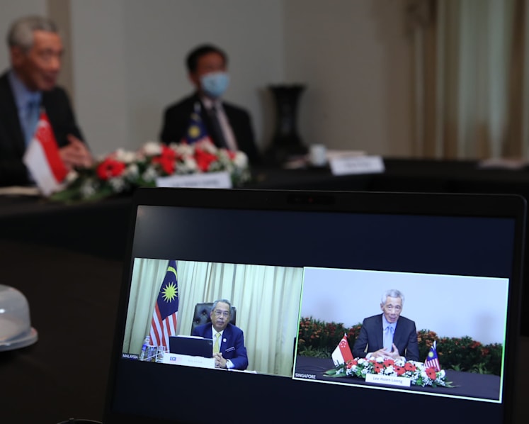 PM Lee, Muhyiddin discuss KL-Singapore HSR project in video call
