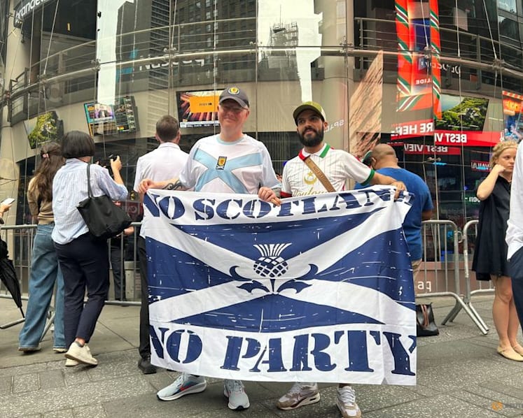 World Cup fans caught up in SpaceX IPO spectacle in New York