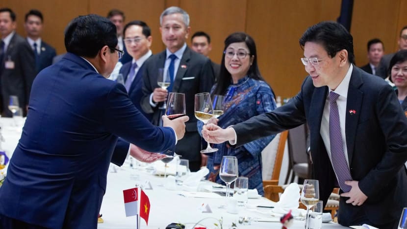 PM Wong welcomes Vietnam's support for Singapore firms expanding into new sectors under comprehensive partnership PM Wong welcomes Vietnam's support for Singapore firms expanding into new sectors under comprehensive partnership