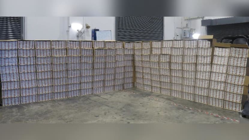 More than 3,700 cartons of contraband cigarettes seized in Jurong More than 3,700 cartons of contraband cigarettes seized in Jurong