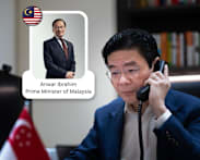PMs Wong, Anwar agree on importance of diplomacy, discuss supply chain resilience amid Middle East crisis