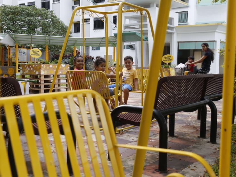 The feature was installed half a year ago as part of a project between non-profit design consultancy Participate in Design (PID) and the MacPherson’s Citizens Consultative Committee. Photo: Najeer Yusof/TODAY