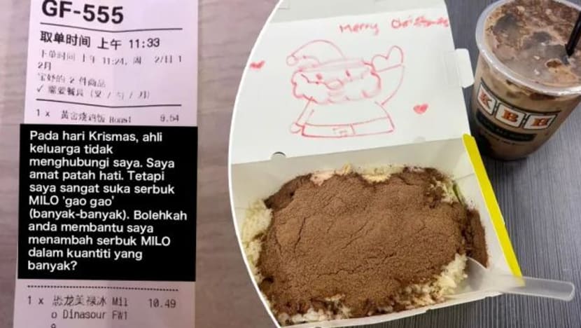 Pelanggan minta Milo Dinosaur dan Nasi Ayam, terima ‘Nasi Ayam Milo tabur banyak’ 