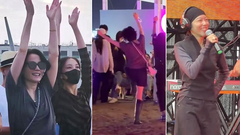 Faye Wong Fangirls Over Daughter Leah Dou At Music Festival, Dances Like No One’s Watching