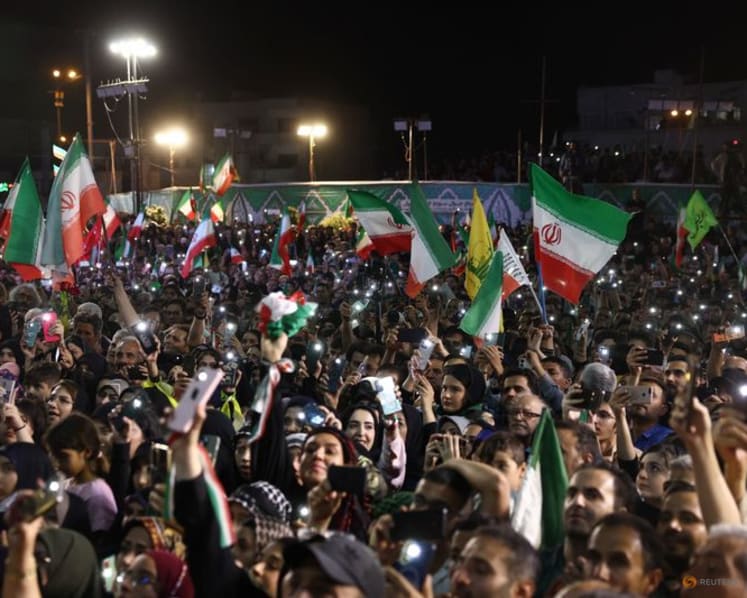 Iran hold World Cup departure rally despite continuing concerns