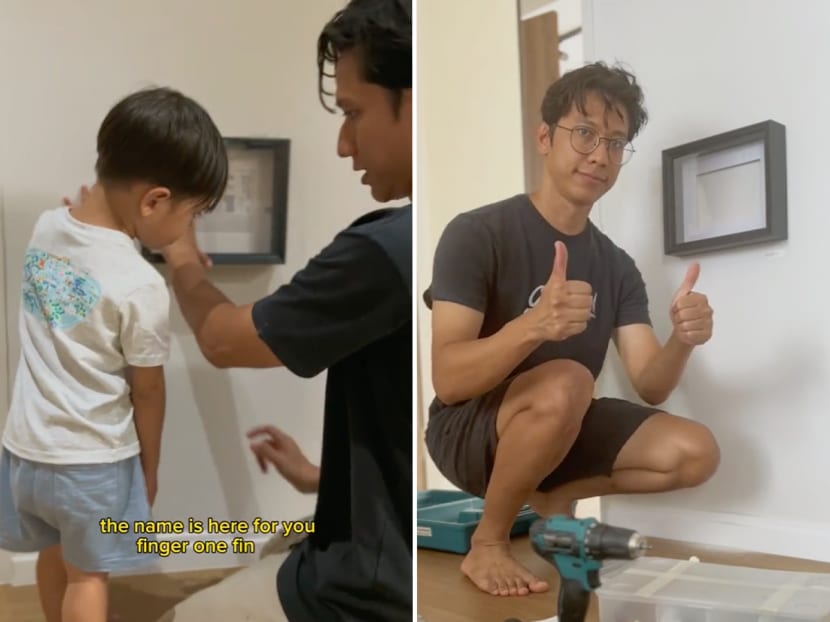 Mr Afiq Omar decided to frame up his 3-year-old son's scribblings on the wall instead of scolding him. The TikTok video of the encounter posted on Tuesday (Jan 9) has gone viral.