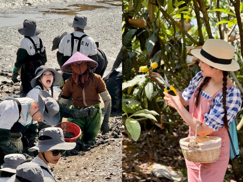 We went digging for clams in black mud in this Chinese city where Putien restaurants get their fresh produce