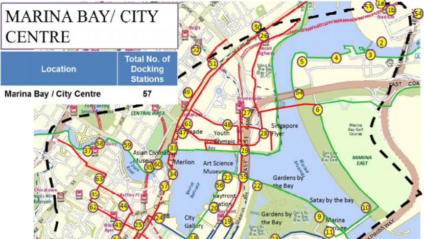Bike-sharing scheme could extend to Tampines, Pasir Ris, Marina Bay and city centre
