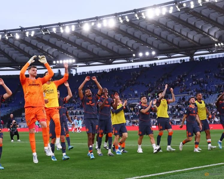 Martinez fires Inter to 3-0 win at Lazio ahead of Coppa Italia final showdown