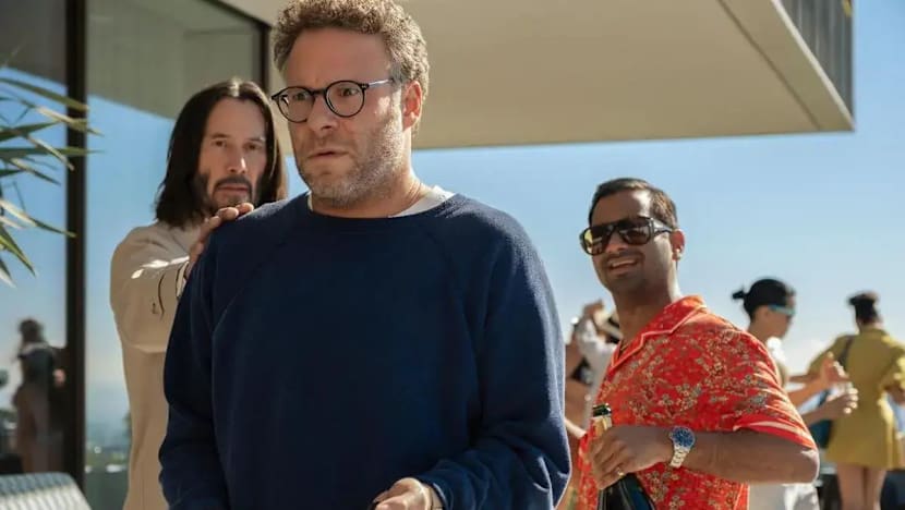 Keanu Reeves jadi malaikat tukar takdir hidup Aziz Ansari dan Seth Rogen di film Good Fortune