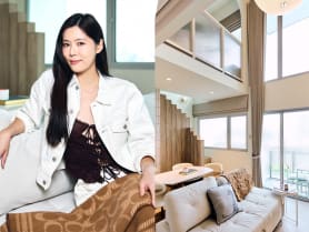 Actress Carrie Wong is taking her time to move in to her newly renovated loft condo and a big reason why is her dog  