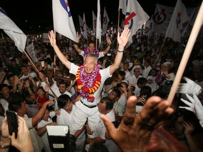 Gallery: PAP landslide win – Celebrations on Polling Night Gallery: PAP landslide win – Celebrations on Polling Night