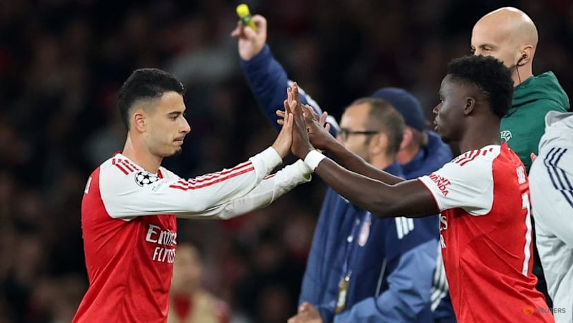 Martinelli on target as Arsenal battle past Olympiacos