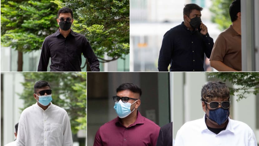 5 men given jail, caning over fatal Orchard Road brawl 5 men given jail, caning over fatal Orchard Road brawl