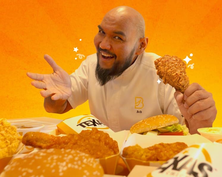 Texas Chicken Singapore partners with celebrity Chef Bob for ayam percik-inspired fried chicken