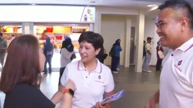 【GE2025】英兰妮率队走访巴西立 称居民对她并不陌生