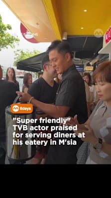 So down to earth 🥰 #8dayssg #8dayssgasianent #server #restaurant #food 