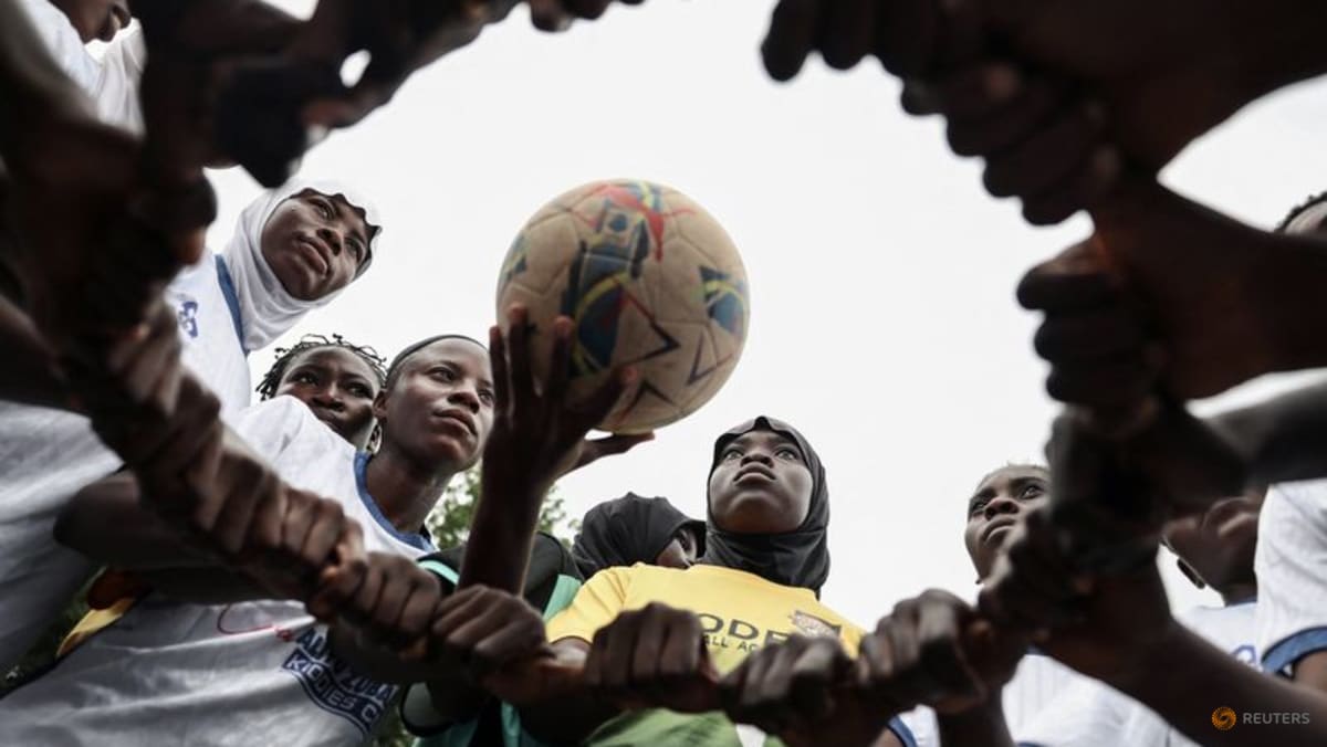 Nigerian teenage girls chase soccer dreams in Muslim north