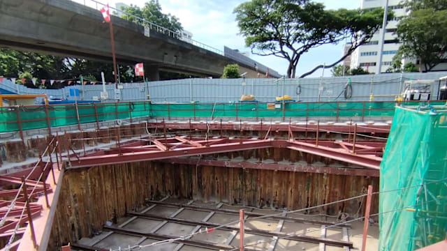 淡滨尼尚育脚踏车地下通道逐步成形 建成后直通四美