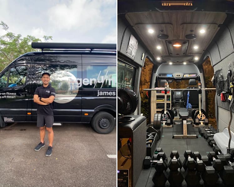 Gym-on-wheels: Meet the personal trainer who takes his gym to his clients