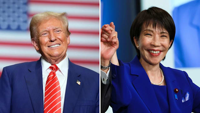 特朗普恭贺高市早苗当选日本自民党总裁