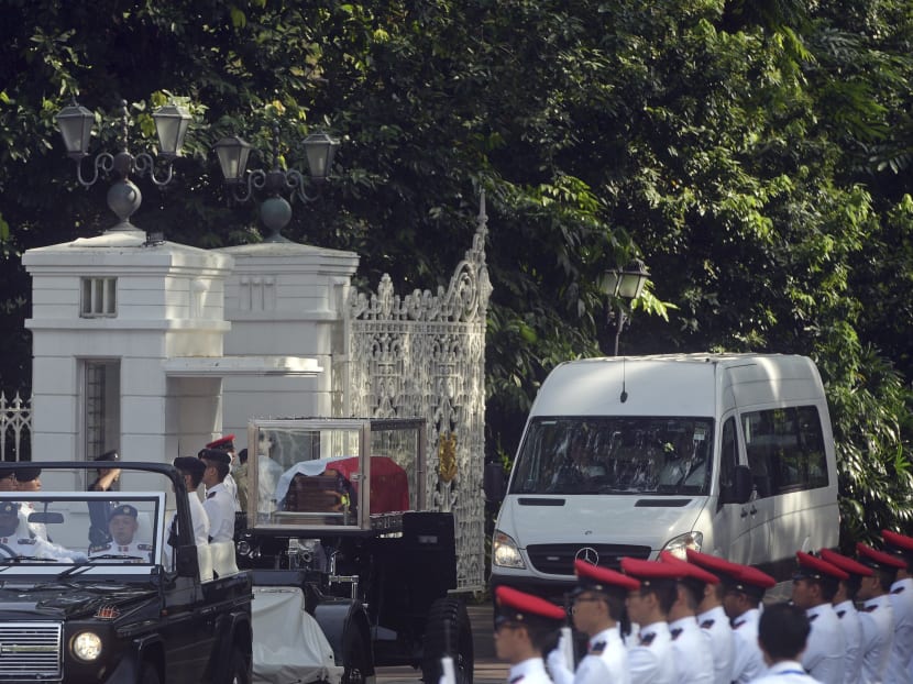 Loyal staff give Mr Lee Kuan Yew final send-off