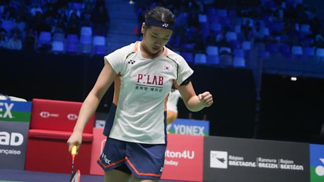 安洗莹直落两局轻取王祉怡 成功卫冕法国羽毛球公开赛女单冠军