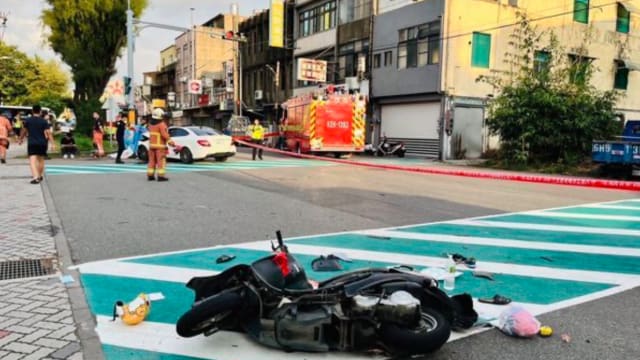 台湾男司机逆向行驶闯红灯致一死六伤
