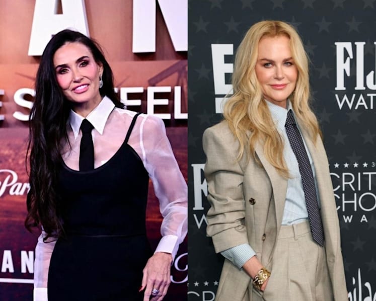 Power tie: Why Demi Moore, Nicole Kidman are reviving the necktie on red carpets as a feminist statement
