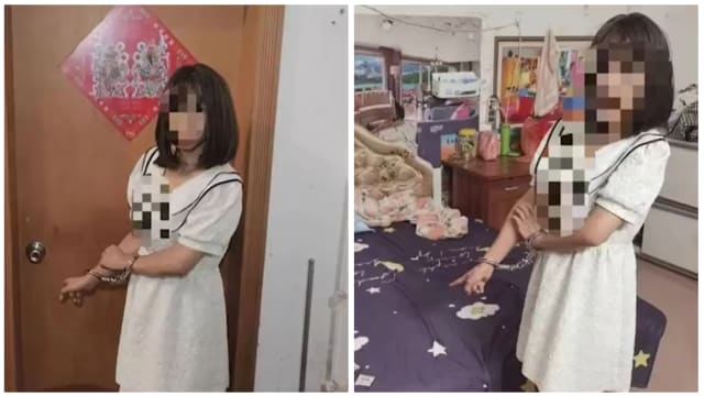 戴假发 穿裙子 广西男扮女装卖淫遭警逮捕