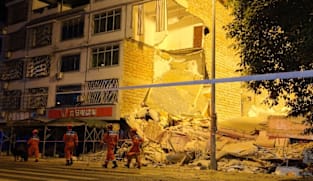 Earthquake hits southwest China; thousands evacuate, buildings collapse
