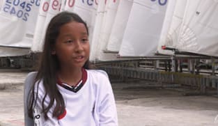 Meet the 12-year-old Singapore sailor chasing big winds at the SEA Games