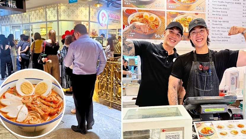 Hunky Brothers Attract Queues At Peranakan Food Stall Nya Nya — And It’s Not Just For Their Nonya Laksa