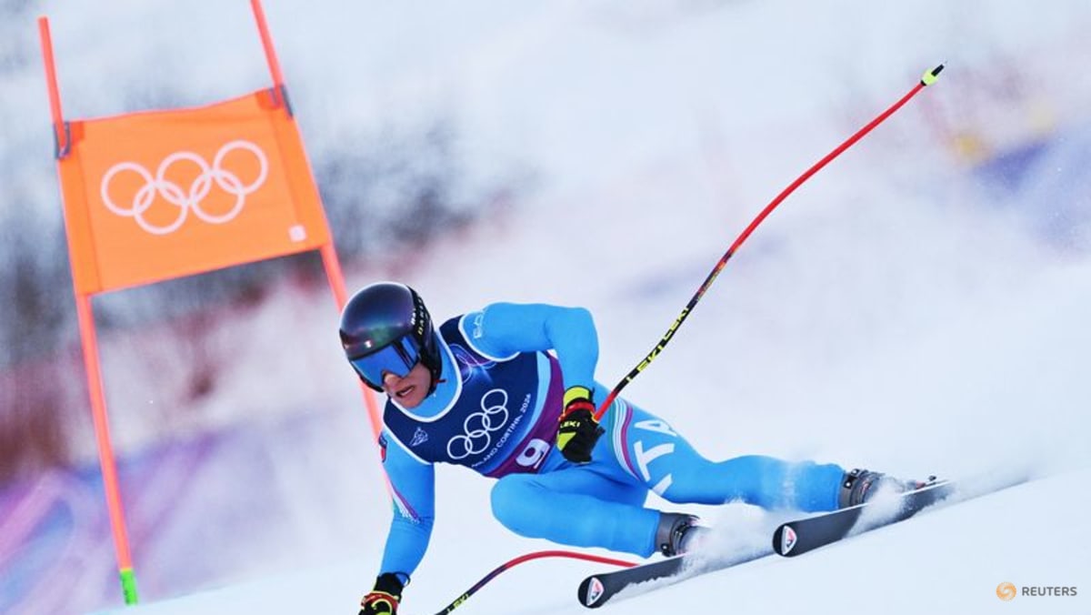 Alpine skiing-Franzoni puts Italy on top in men's combined after downhill, Swiss and French lurk