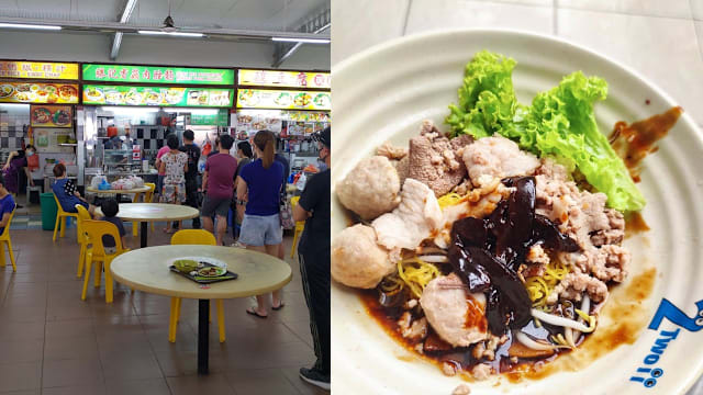 老字号肉脞面因摊主健康因素关闭分店，另一摊位照常营业