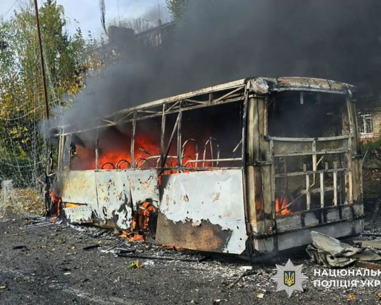 Russian strike on buses kills 30 in Ukraine's frontline city of Kramatorsk