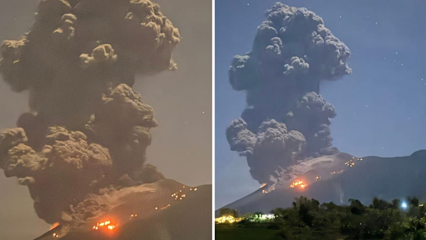 Philippine volcano eruption sends ash 2.5km into sky
