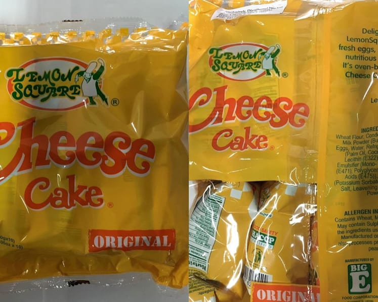 SFA recalls packaged cake from the Philippines due to high levels of sorbic acid