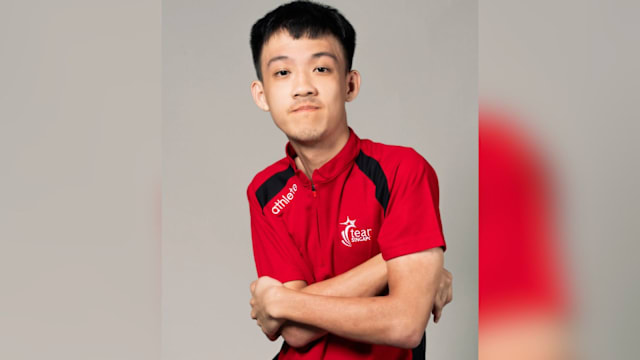 我国脚踏车选手陈彦志 为新加坡团队夺亚细安残运会首金