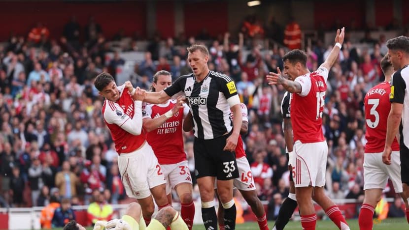 Arsenal relief as Rice secures narrow win over Newcastle