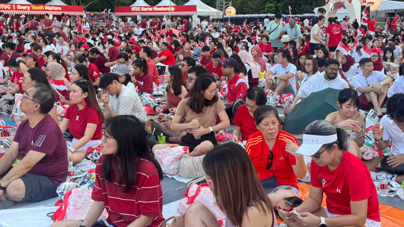 Ribuan banjiri kawasan The Promontory @ Marina Bay, tonton NDP bersama