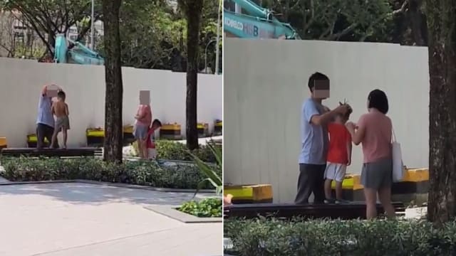 公共场所为孩子理发未清理便离开 父母被指缺乏公德心