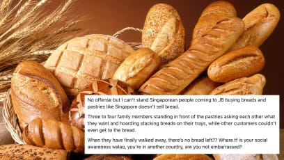 M’sian Woman Blasts S’poreans For Hoarding Bread At JB Bakery “Like S’pore Doesn’t Sell Bread”