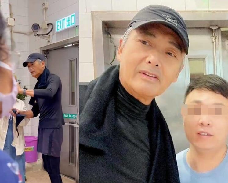 This Video Of A Clueless Auntie Photobombing Chow Yun Fat Has Netizens Cracking Up