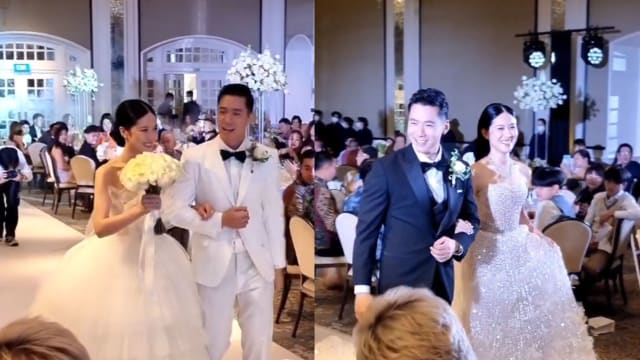 陈伟恩与郑主恩完婚　昔日“Ah Boys”也合体了！