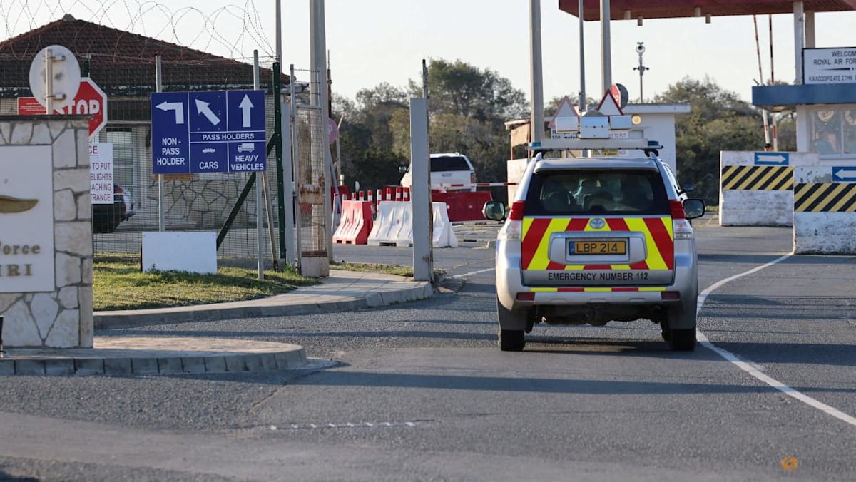 Suspected drone strike hits British air base in Cyprus