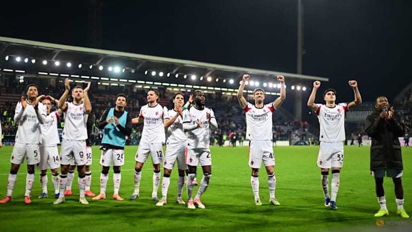 Leao goal earns Milan top spot after win at Cagliari