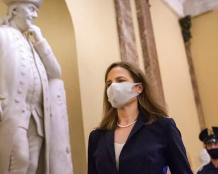 US Supreme Court nominee Barrett advances to full Senate vote despite Democrat boycott