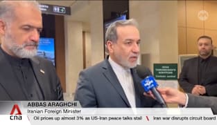 Iran FM Araghchi blames US for failure of peace talks as he lands in Russia