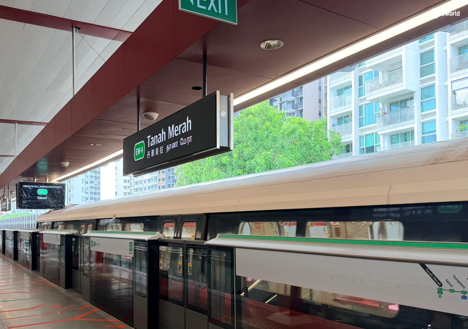 丹那美拉站往返巴西立和樟宜机场乘客9日起须下到转换层再续程- 8world